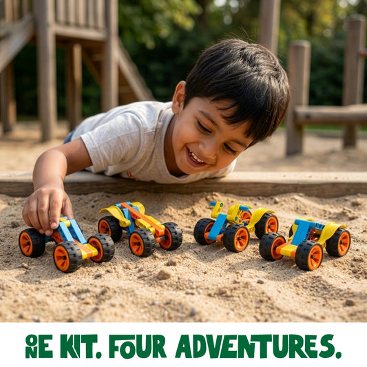 Blix Cars-1 , Stem Toys For Kids