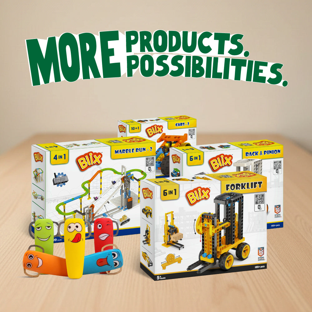 Blix Cars-1 , Stem Toys For Kids