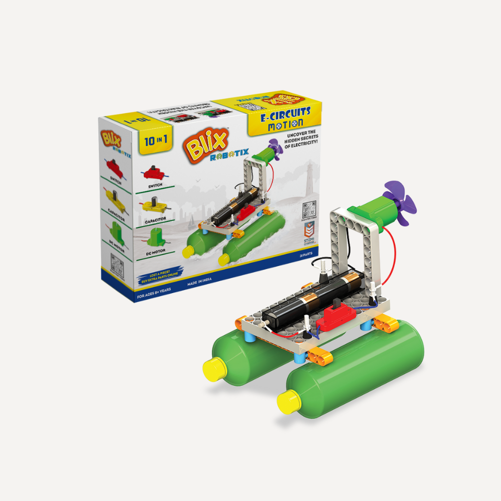 E-circuit_Motion_Robotics_For_Kids , Stem toys for kids , Robotics kits , Stem education