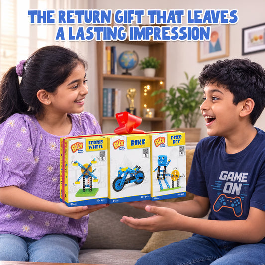Blix Minis Pack of 3, Stem toys for kids