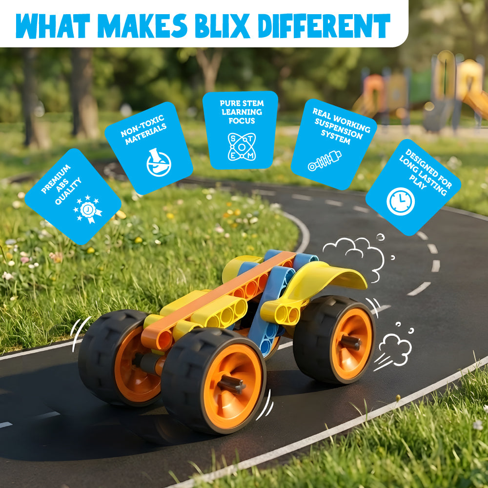 BLIX CARS-2 – ROBOTICS FOR KIDS, Educational Toys For Kids