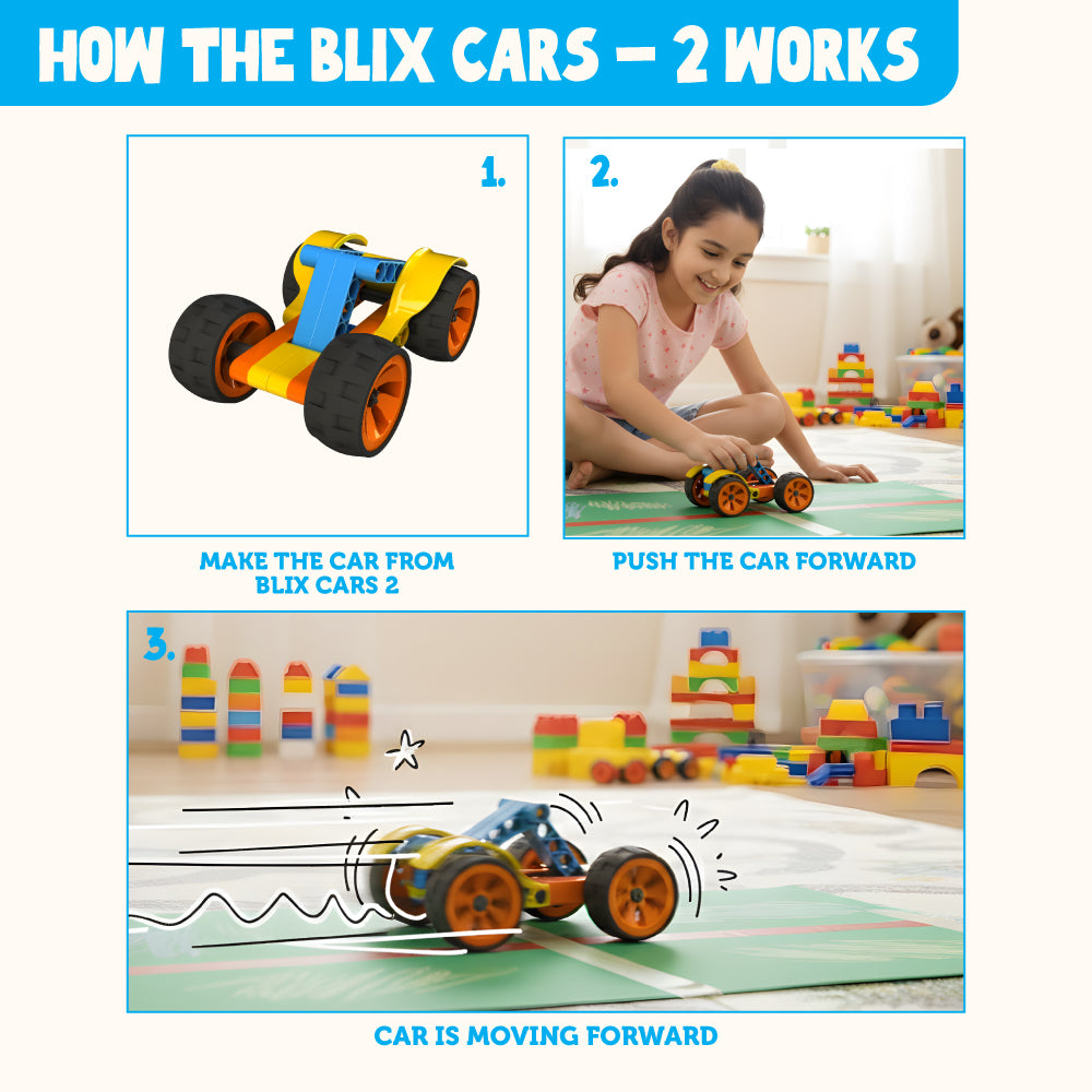 BLIX CARS-2 – ROBOTICS FOR KIDS, Educational Toys For Kids