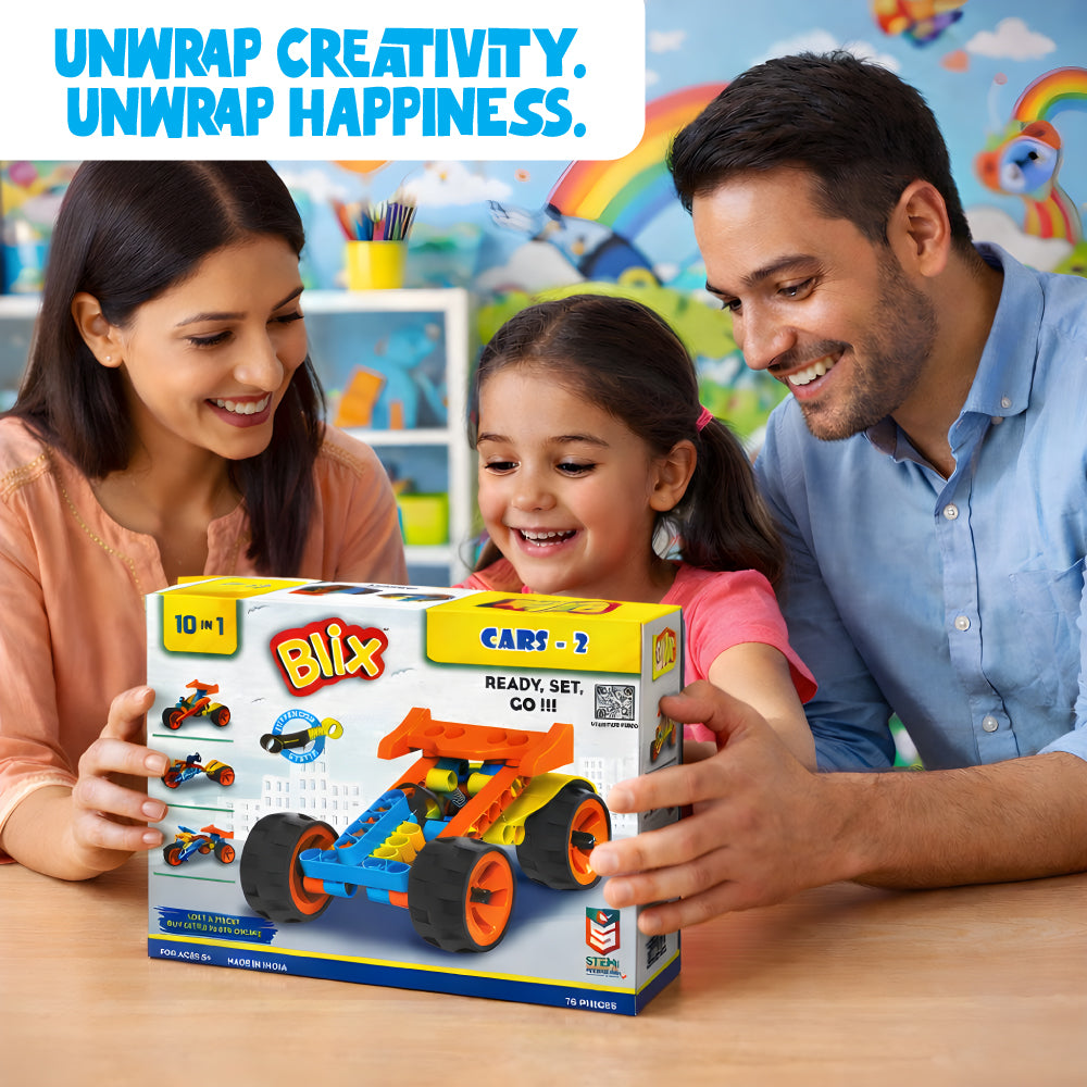 BLIX CARS-2 – ROBOTICS FOR KIDS, Educational Toys For Kids