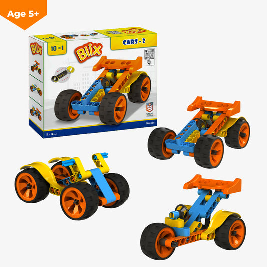 Blix Cars 2, Best Stem Educational Toys for Kids