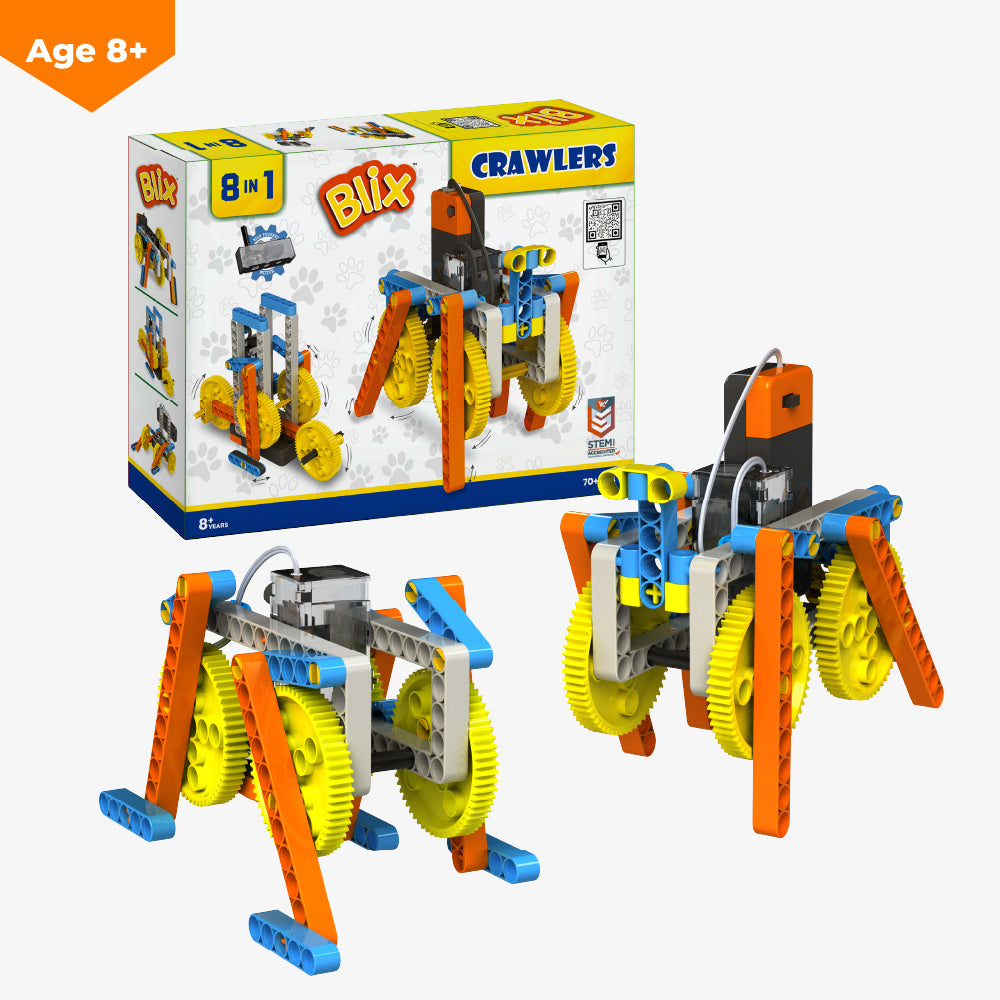 Blix Crawlers, Stem Toys for kids, DIY Toys, Construction Toys