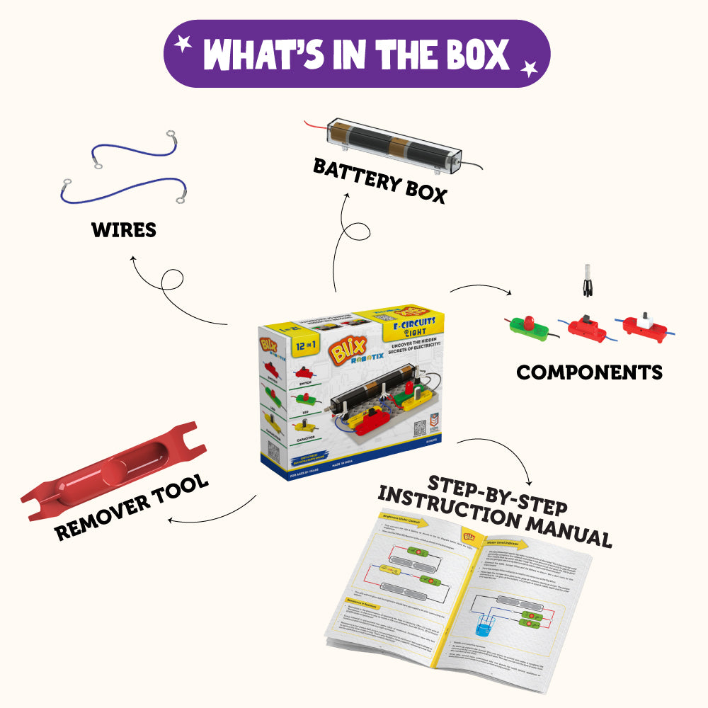 E-circuit_Light_Robotics_For_Kids , Stem toys for kids , Robotics kits , Stem education