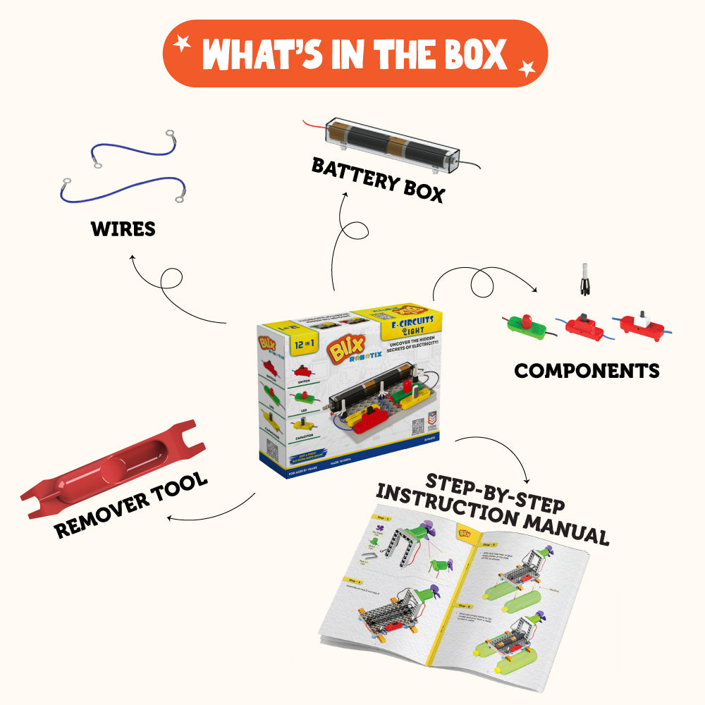 E-circuit_Motion_Robotics_For_Kids , Stem toys for kids , Robotics kits , Stem education
