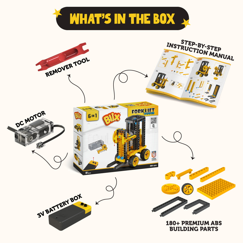 Blix_Forklift_Power, Stem_Toys_For_Kids