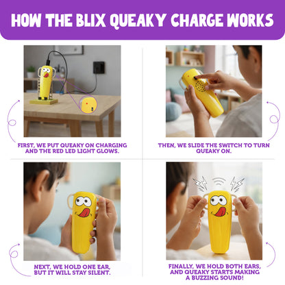 Blix Queaky Charge, Queaky, Musical Toy