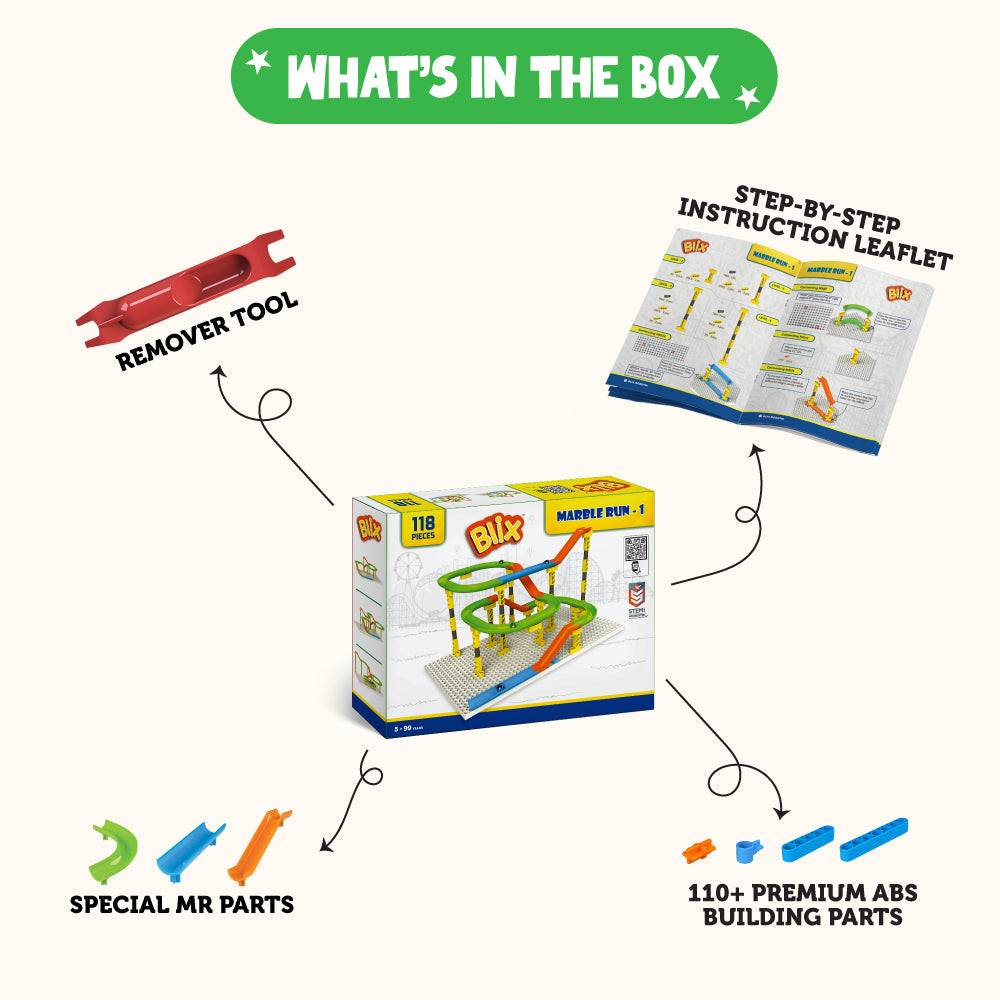 Blix_Marble_Run_1 , Stem Toys For Kids