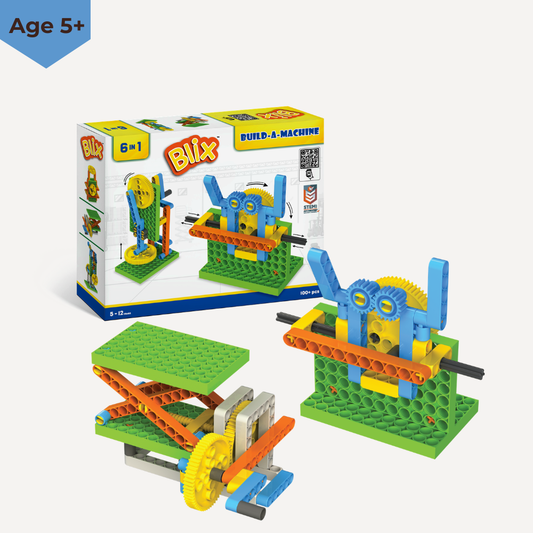 Blix Build A Machine, DIY Toys, Fun Construction Toys For Kids