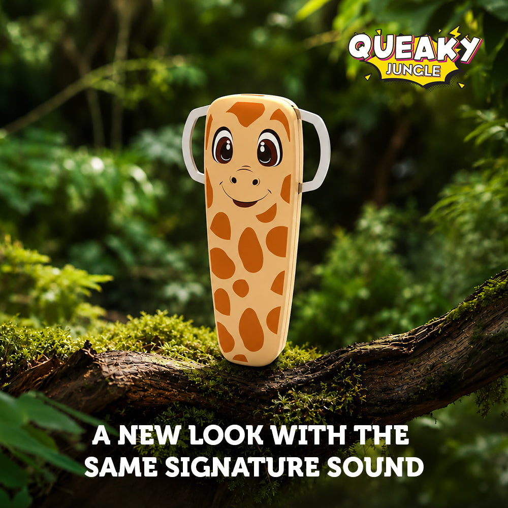 Giraffe Queaky Jungle, Queaky Charge, Stem Toys For Kids