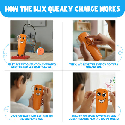 Queaky Charge-Happy, Queaky, Stem Toys For Kids, Musical Toy