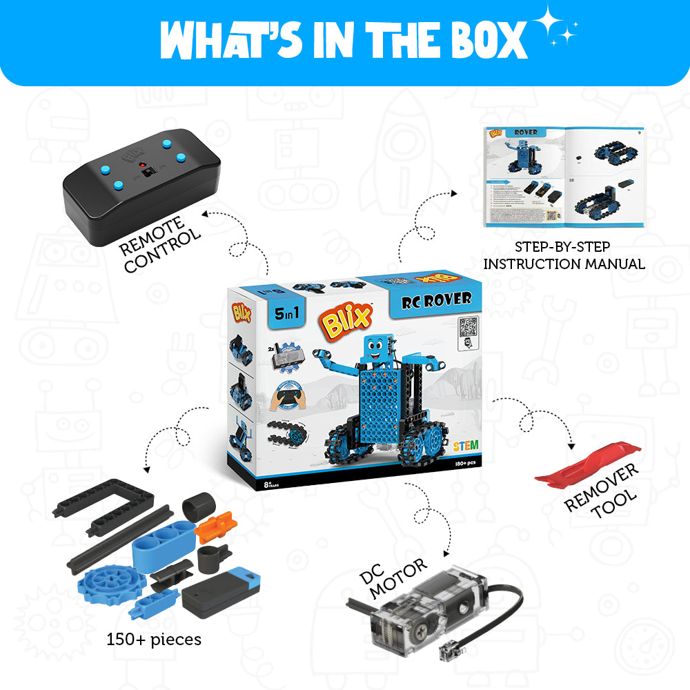 Blix RC Rover , Stem toys for kids , Robotics Toys