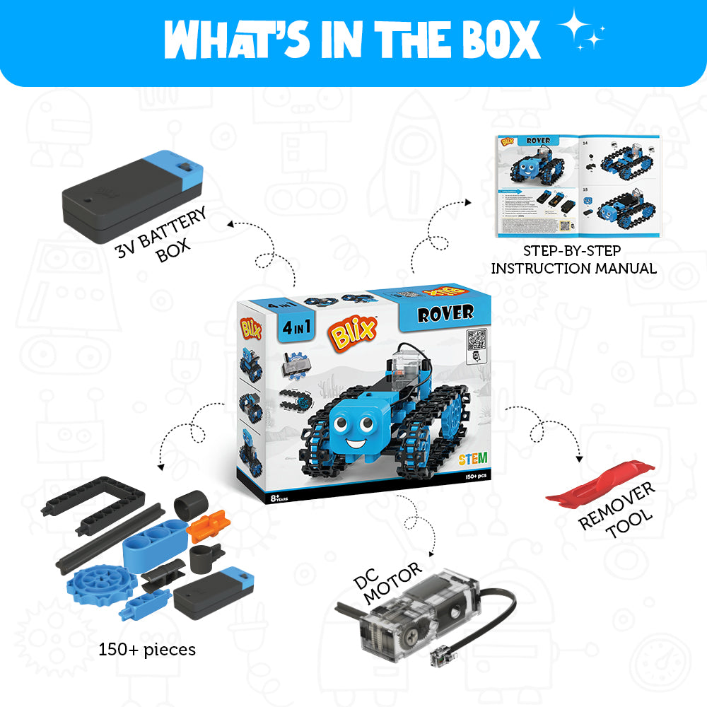Blix Rover , Stem toys for kids , Robotics Toys