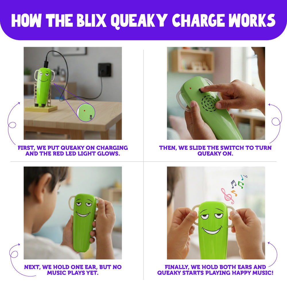 Queaky Charge-Sleepy, Queaky, Stem Toys For Kids, Musical Toy