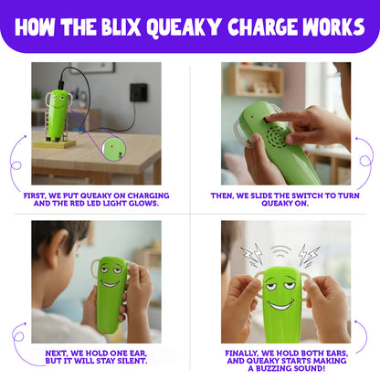 Queaky Charge-Sleepy, Queaky, Stem Toys For Kids, Musical Toy