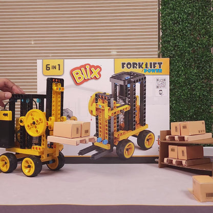 FORKLIFT POWER – MOTORIZED STEM FORKLIFT CONSTRUCTION KIT FOR KIDS 8+